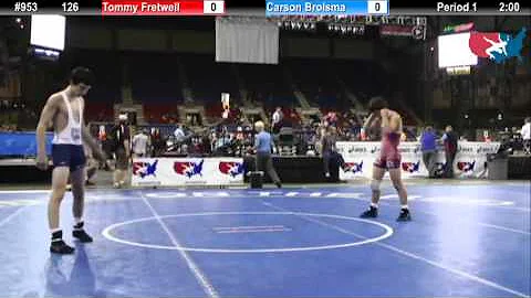 Fargo 2012 126 Round 4: Tommy Fretwell (Florida) vs. Carson Brolsma (Minnesota)