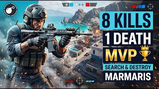 8 Kills & MVP! 🔥 Search & Destroy on Marmari