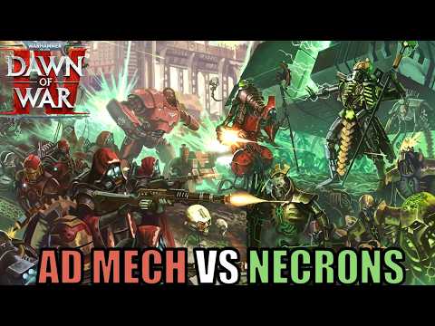 DAWN OF WAR 4 - Necrons vs Adeptus Mechanicus Battle Gameplay - New Units and Unique Mechanics