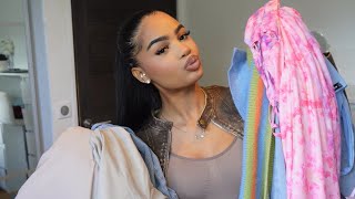 SHEIN TRENDY HAUL : haul tres printanier, jeans, robe, petite veste, ensemble ..