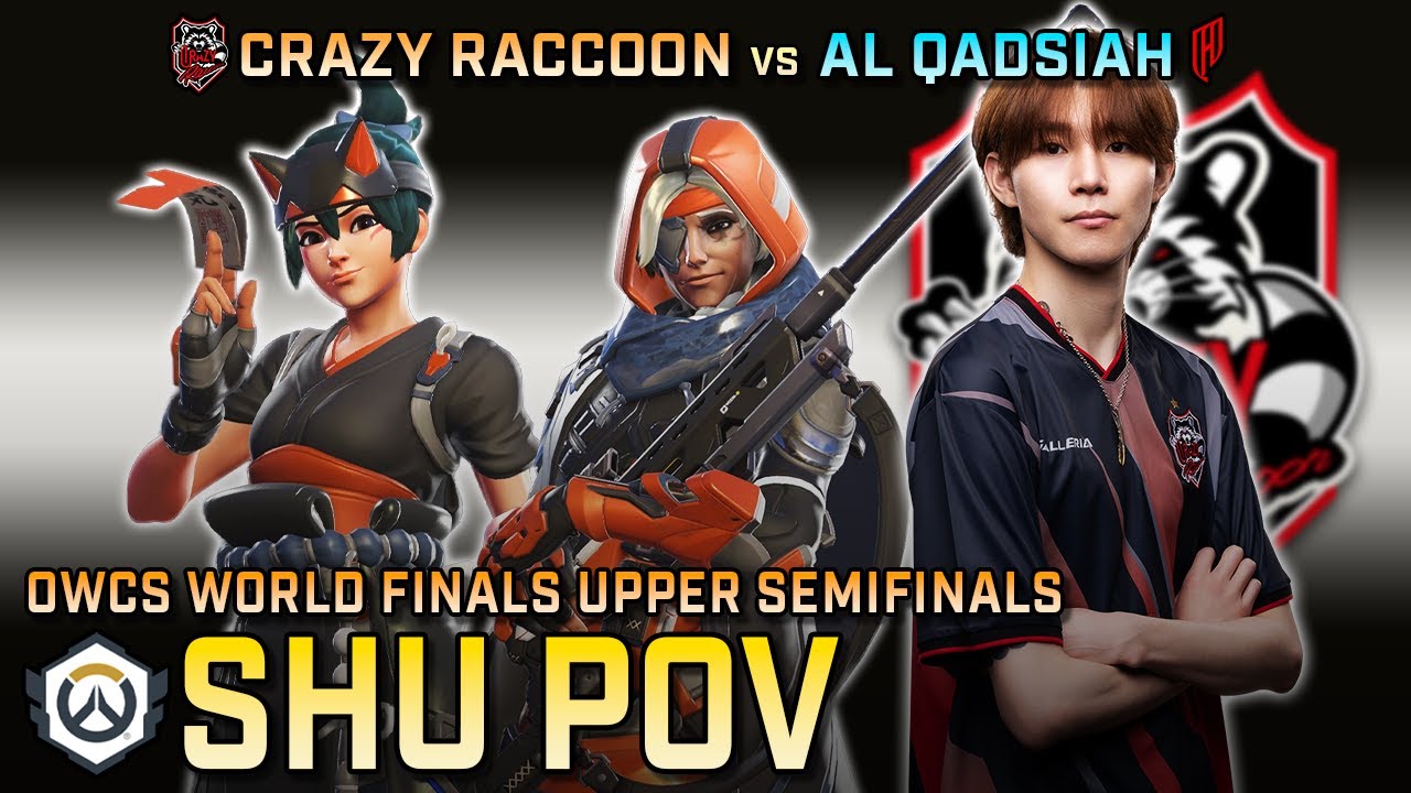 [ Shu ] Ana GOAT | Al Qadsiah vs Crazy Raccoon | OWCS World Finals Upper Semis