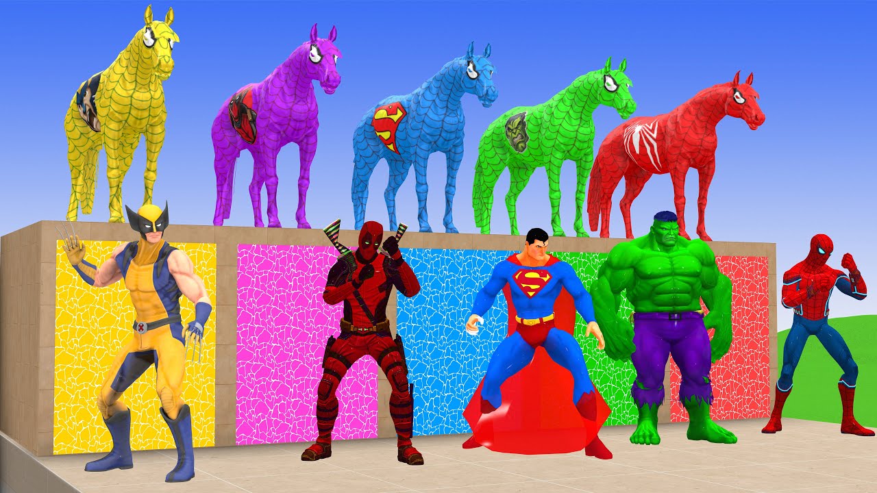 Long Slide Game With Elephant Gorilla Buffalo Hippopotamus Tiger 3d Animal Game Funny 3d Animals