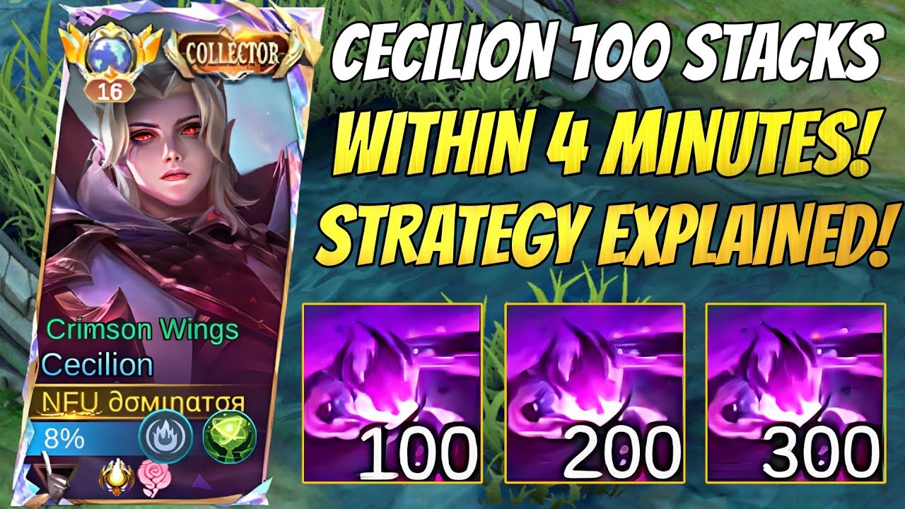 100 СТАКОВ всего за 4 минуты?! Объяснение моей стратегии за Сесилиона!, Геймплей за Сесилиона | #...