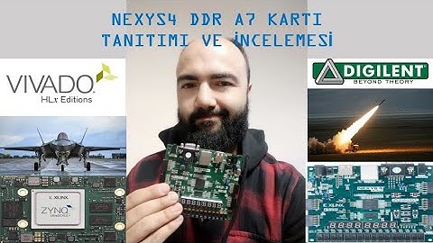 VHDL ile FPGA PROGRAMLAMA - Ders8: Digilent NEXYS4 DDR A7 Board Tanıtımı ve İncelemesi