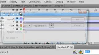 Flash Basics Tutorial 19 Stop & Start Animation With Buttons.avi