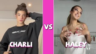 Charli D’amelio Vs Haley Sharpe TikTok Dance Compilation