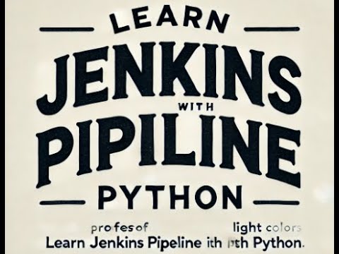 Learn Jenkins Pipeline with Python #jenkinstutorial #amazon #coding # ...