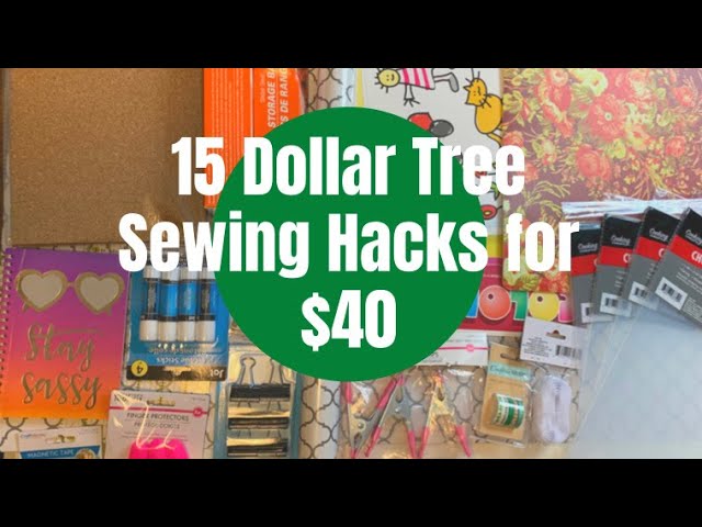 10 Fantastic Sewing Supplies You can Buy at the Dollar Store