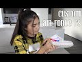 Customising My Nike Air Force 1's | Grace's Room