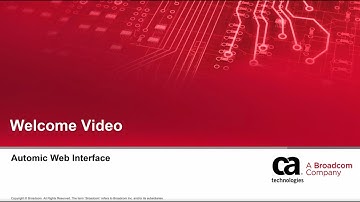 Automic Web Interface Basics - Welcome