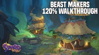 Spyro The Dragon - Beast Makers 100% Walkthrough Gems & Dragons