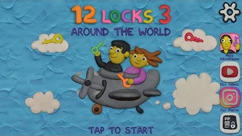 12 LOCKS 3 Around the World (Level 1 2 3 4) Walkthrough [RUD Present]