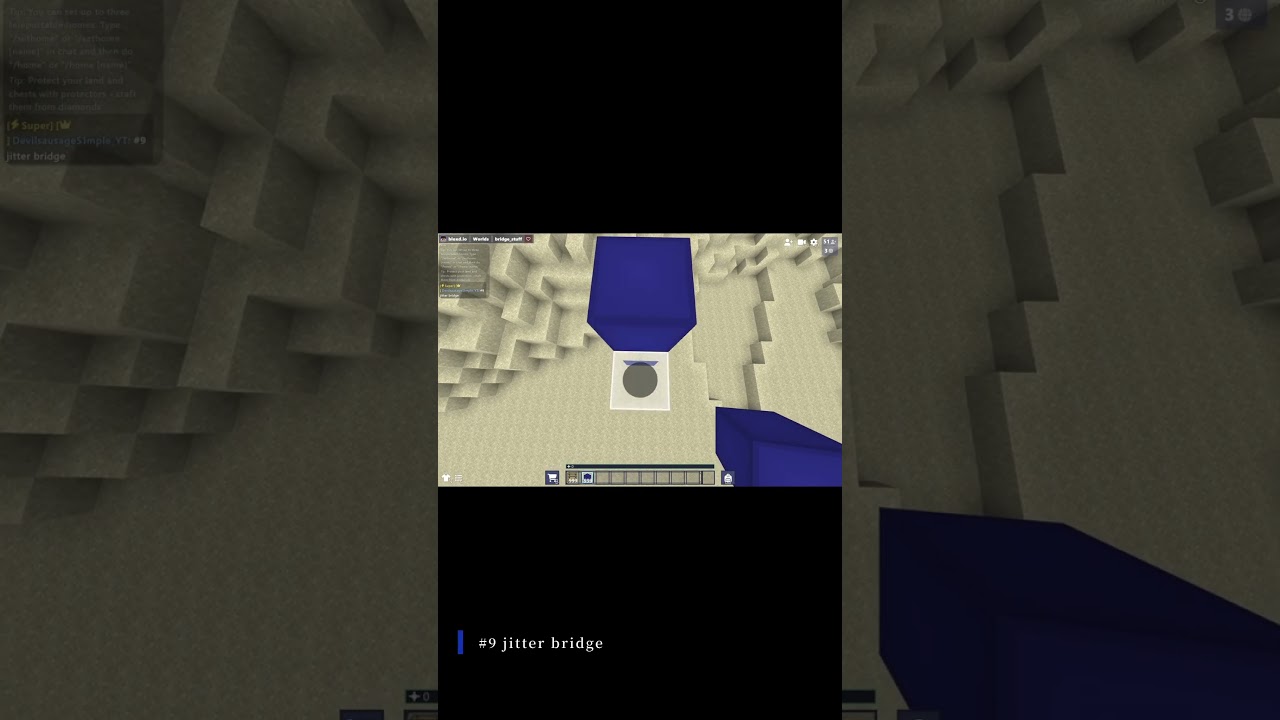 Bloxd.io bridging methods (drag click & butterfly click) 