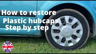 How to paint plastic hubcaps