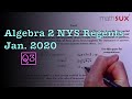 Algebra 2 Common Core Regents Quiz