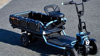 全長わずか1.9m!? スズキの革新的な「1人乗り“ミニ軽トラ”」が非常に実用的！市販化を視野に入れて開発中の「SUZU-CARGO」とは？