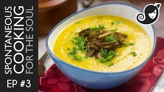 Roasted Carrot & Pumpkin Soup with Tofu Croutons recipe | Spontaneous Cooking for the Soul Ep #3 by Veganlovlie - Vegan Fusion-Mauritian Recipes 9,893 views 6 years ago 21 minutes