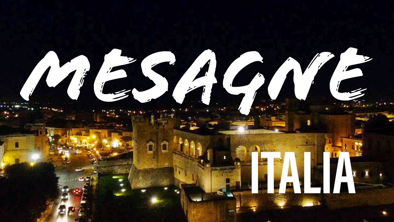 ITALIA: PASEO NOCTURNO POR EL CENTRO HISTORISCO de MESAGNE- BRÍNDISI.(HOBBY TIME)
