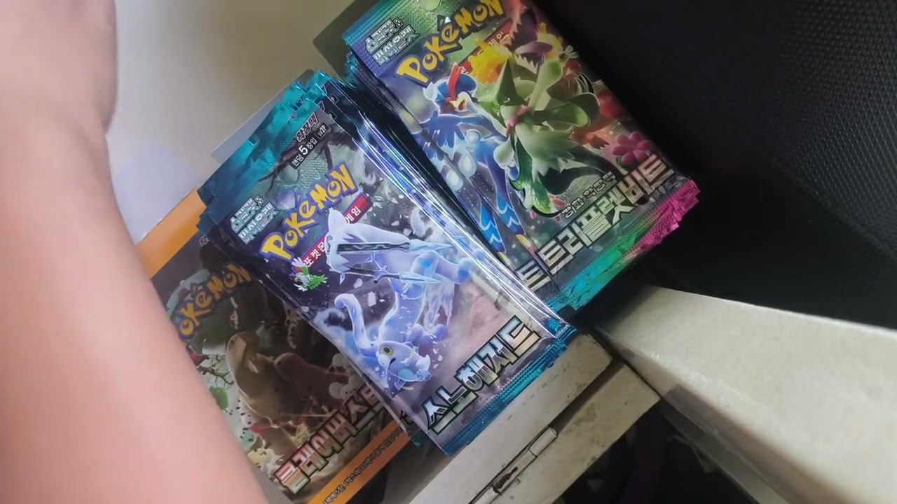 Pokemon Clay Burst, Snow Hazard and Tripple Beat (Korean) box break
