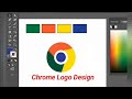 Chrome Logo Design in Illustrator            #youtubevideoviral #design#illustration    