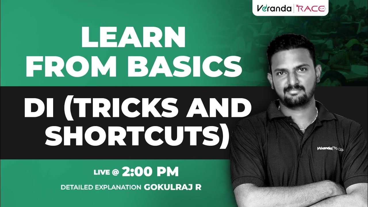 LEARN FROM BASICS DI ( TRICKS AND SHORTCUS) | BY GOKUL SIR