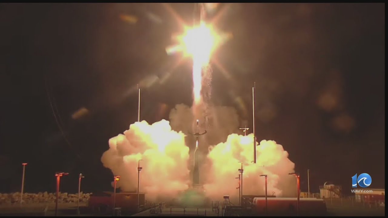 "A beautiful morning launch!" from NASA Wallops