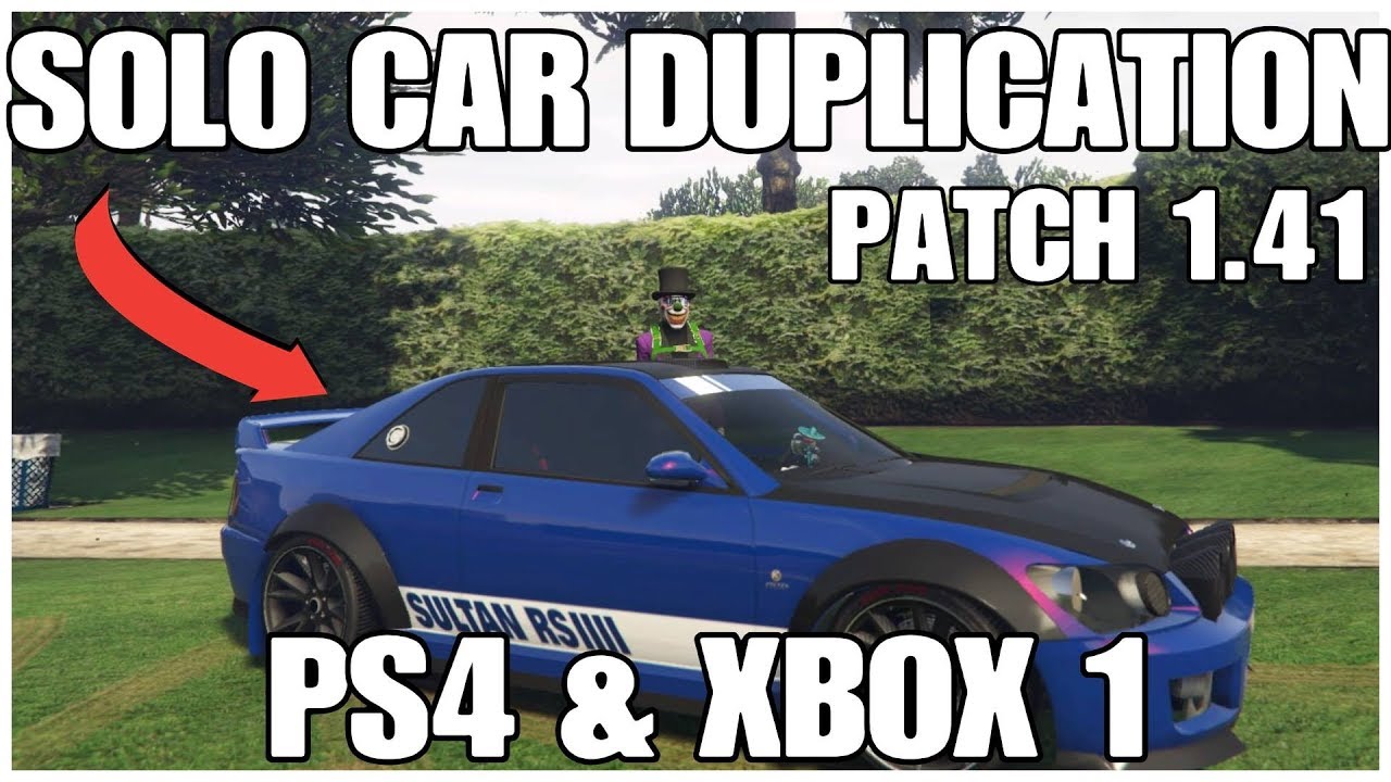 GTA 5 MONEY GLITCH SOLO CAR DUPLICATION GLITCH (PS4 & XBOX 1) AFTER