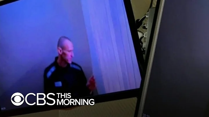 Visibly gaunt Alexei Navalny makes first public appearance since hunger strike