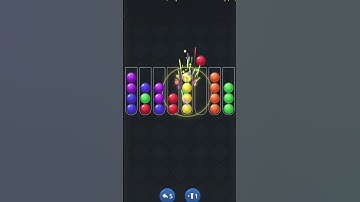 Color Sorting Challenge - Ball Sort Puzzle Fun Gameplay #shorts #gaming #gameplay #virlshort #games