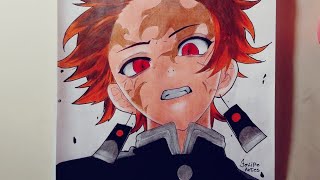 Kimetsu no yaiba como desenha Tanjirou !