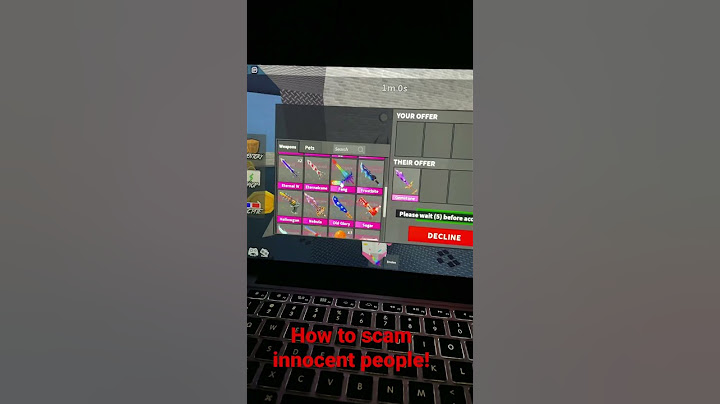 How to not get scammed in mm2