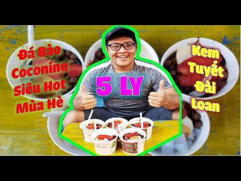 Video Barber Lộc Thử Thách 5 Ly Coconino Kem Tuyết Siêu Độc... - youtube