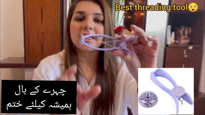 DIY Facial Hair Threading At Home, Slique Hair Threading System