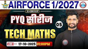 Airforce 01 2027 X Group Maths Classes | Airforce Maths PYQ