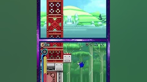 Sonic Colors (DS) Planet Wisp Act 1 (All Red Rings, Only Drill) 1