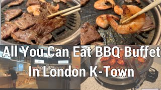 All you can eat BBQ in London(K-BBQ restaurant K-town in U.K K-town) Budget Barbecue Buffet