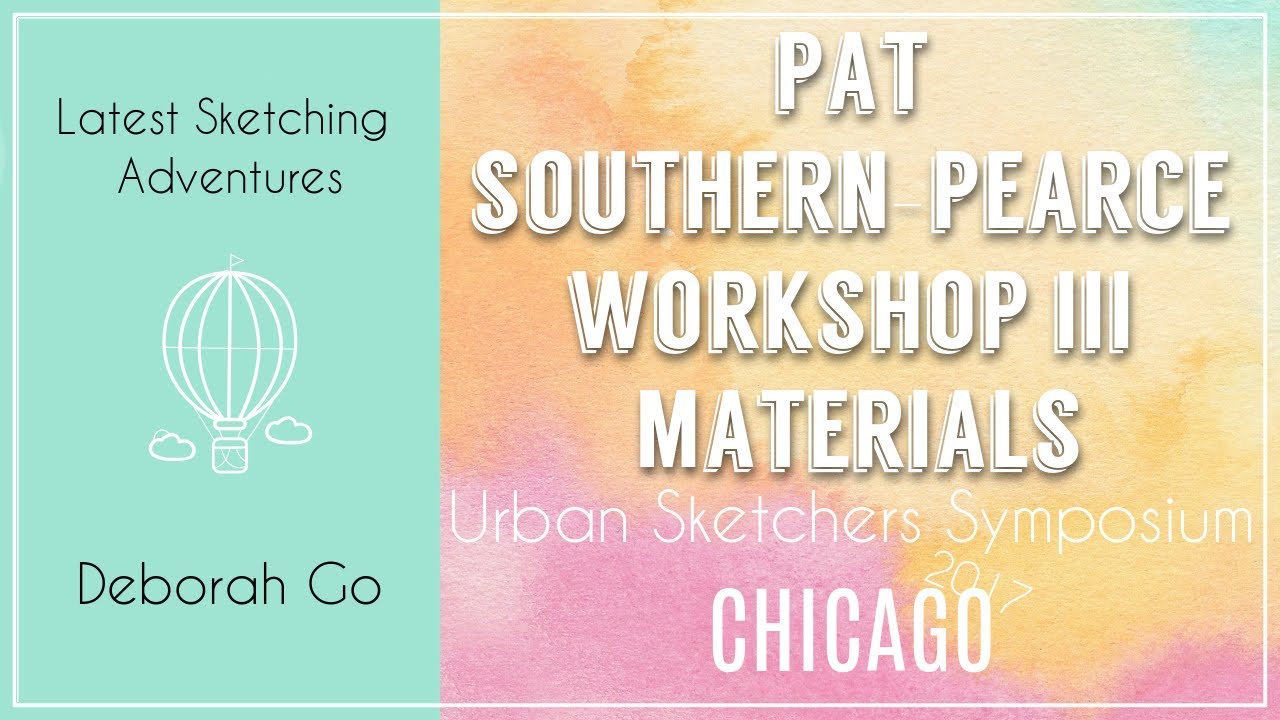 Pat Southern-Pearce Workshop - Urban Sketchers Symposium Chicago 2017 - Part III