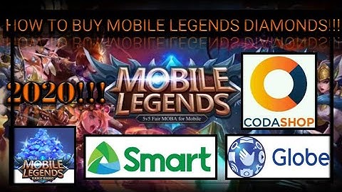 How to Buy Recharge Diamonds in Mobile Legends Using Smart/Globe Load (Codashop) By: Kuya Garry