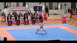 KIO ALL INDIA KARATE NATIONAL CHAMPIONSHIP.# superempai # final round.winner by Mr.John Sangdo 🔴