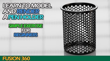 Create a Pen Holder in  Fusion 360