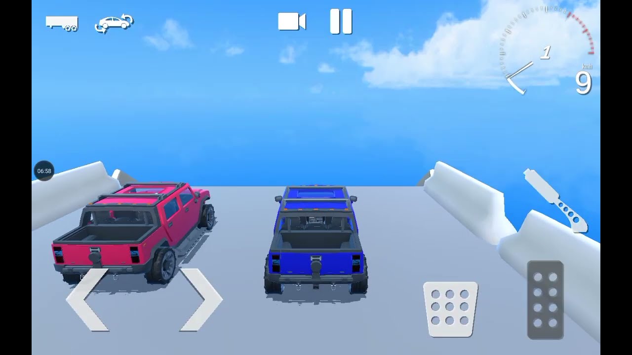  CARRO AZUL VS CARRO VERMELHO 🔵🔴🔵🔴🔴🔵🔴