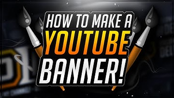 How To Make a YouTube Banner in Photoshop! CS6 Channel Art Tutorial!