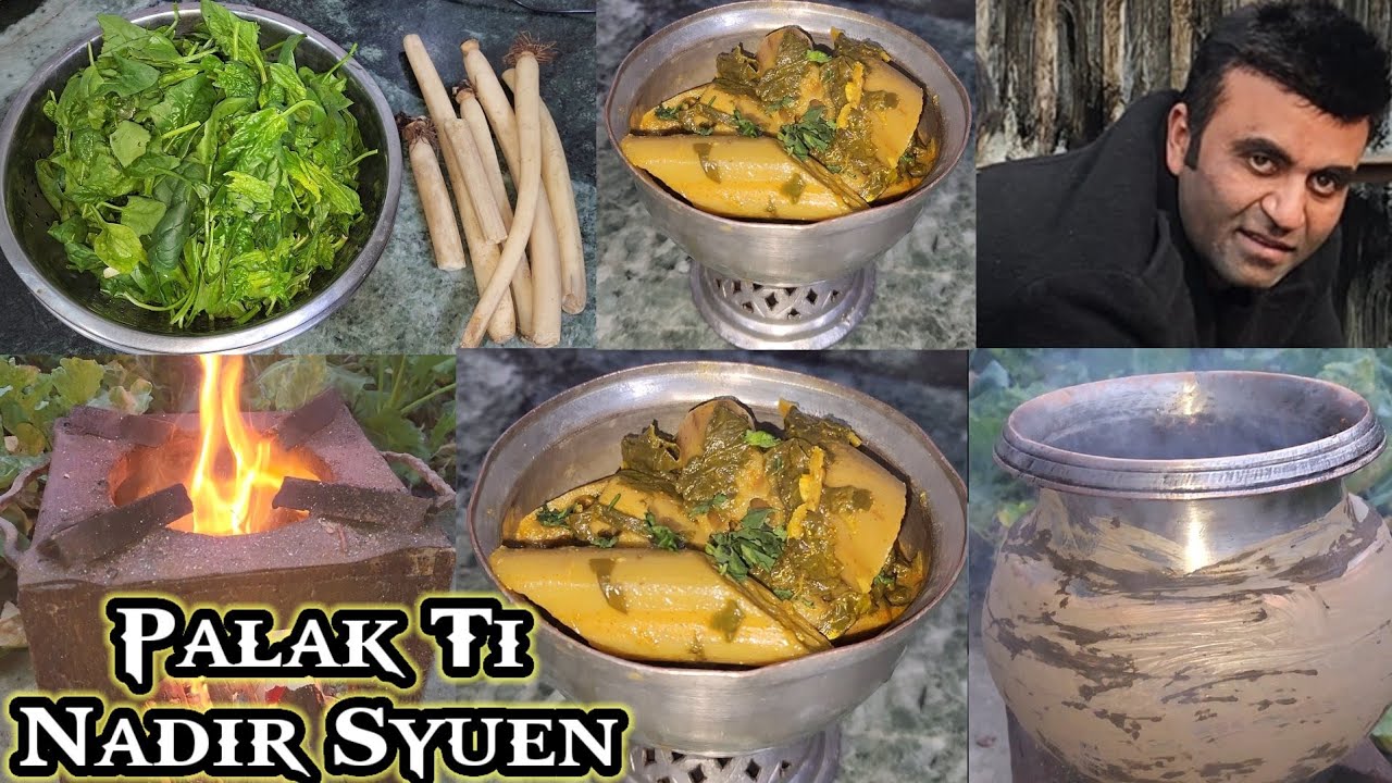 Palak Ti Nadir Chulhe Pe Kamaal Ki Dish Ban Gaye | Lotus Stem & Spinach Recipe