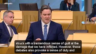 Tom Arthur MSP in Stemming the Plastic Tide debate - 7th Feb 2018