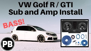 2010 - 2014 VW Golf / GTI / R Sub and Amp install