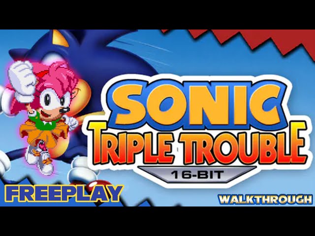 Fangame Sonic Triple Trouble traz Amy jogável e outras novidades