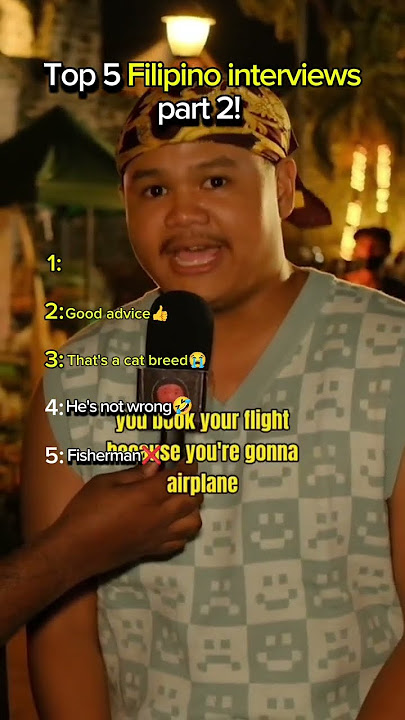 Top 5 Filipino interviews part 2! #filipino #pinoy #memes #funny