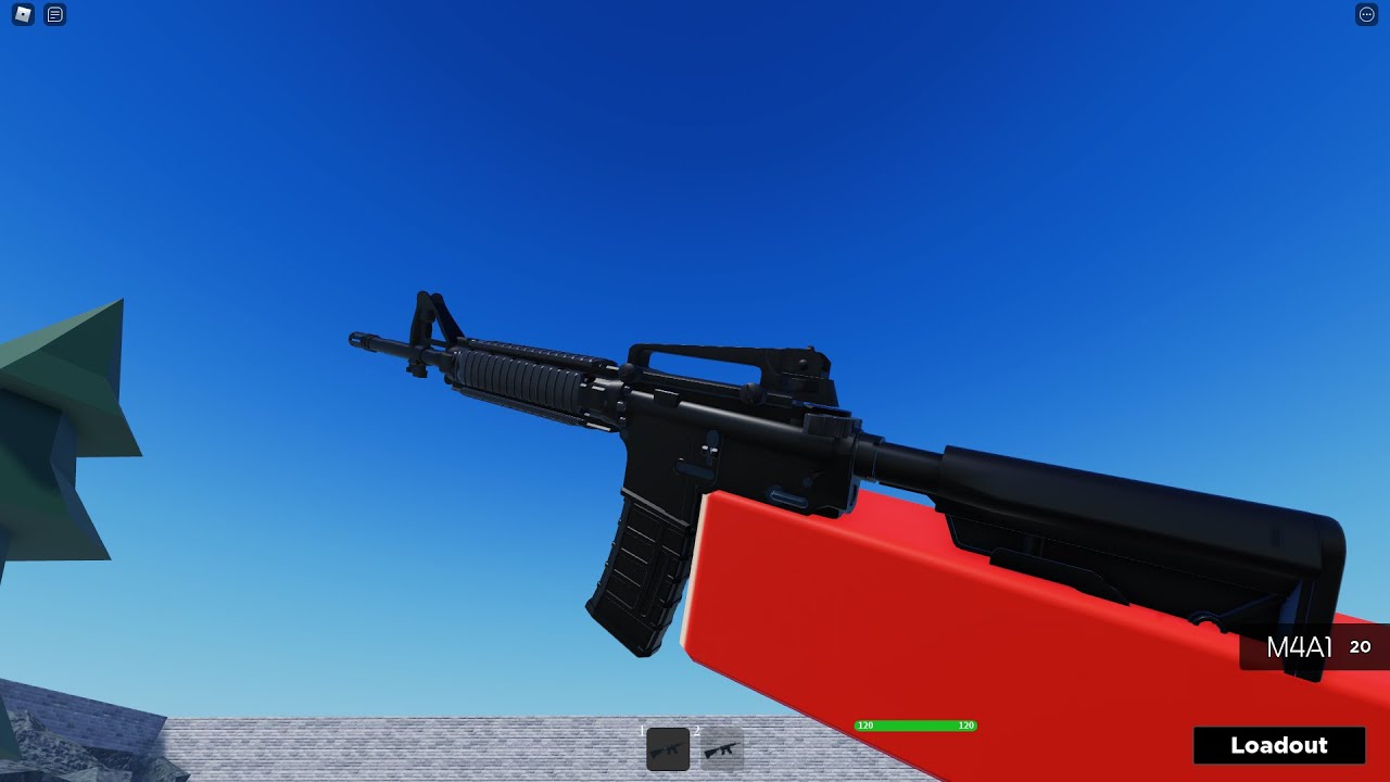 Roblox Warbound Gun engine M4A1 YouTube
