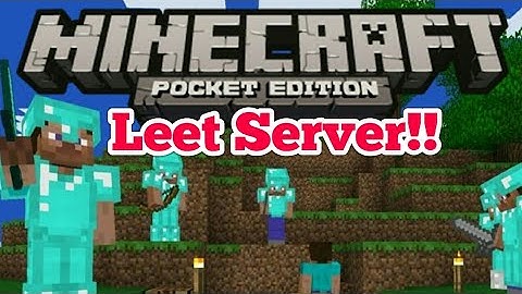 MCPE Leet Server!! (a64975.leet.cc) (64975)