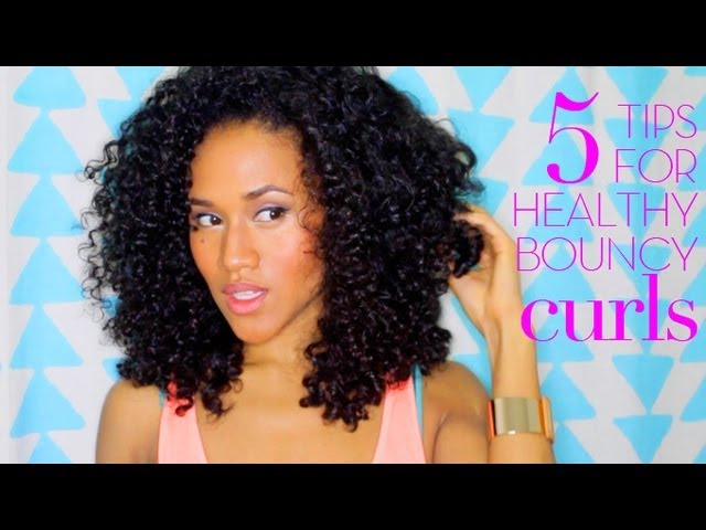 5 Tips for Healthy Curly Hair from Dry & Damaged - YouTube